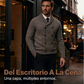 🔥 ¡50% OFF POR TIEMPO LIMITADO! 🧥 Cárdigan Hombre de Punto con Cuello Chal y Doble Botonadura – Elegante, Cómodo y Versátil ✨