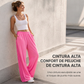 🔥 ¡50% OFF POR TIEMPO LIMITADO! 👖 Pantalón Mujer de Pierna Ancha con Rayas Laterales – Cómodo, Elegante y Estilo Urbano ✨