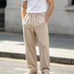 Pantalones de pana rectos holgados para hombre