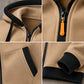 Chaqueta con capucha y cremallera cálida