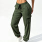 Pantalones jogger cargo holgados para mujer