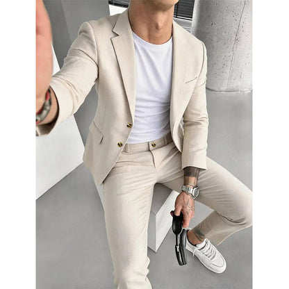 🔥 ¡50% OFF POR TIEMPO LIMITADO! 👔 Traje Deportivo Hombre de 2 Piezas – Elegante, Cómodo y Perfecto para un Estilo Moderno ✨