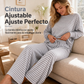 🔥 ¡50% OFF POR TIEMPO LIMITADO! 👚 Conjunto Mujer de Top y Pantalón a Rayas – Cómodo, Elegante y Perfecto para Relajarte ✨