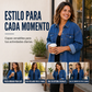 Chaqueta de vaquero lavada con dobladillo desgastado para mujer