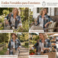 🔥 ¡50% OFF POR TIEMPO LIMITADO! 👕 Camisa de Cuadros Holgada Mujer con Parches – Estilo Casual, Cómodo y Atemporal ✨