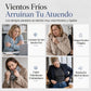 Chal de punto elegante para mujer, de color sólido, corte holgado, capa versátil
