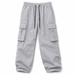 Pantalones cargo casuales de verano para hombre con cordón