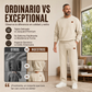 Conjunto de sudadera con letras en jacquard y pantalones con cordón para hombre