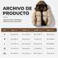 Chaqueta de plumón con capucha de bloques de color para hombre, para invierno
