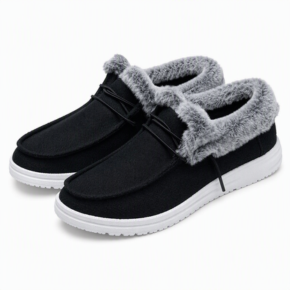 Zapatos de invierno casuales sin cordones para mujer