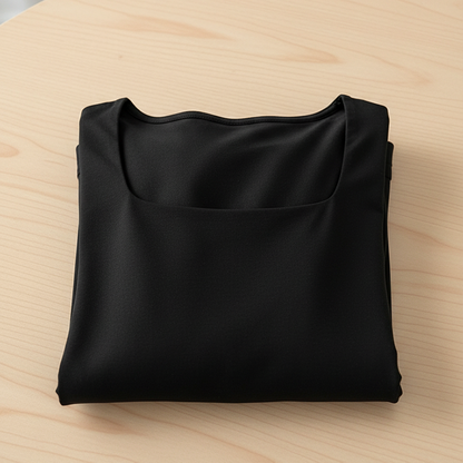 Mono casual de mujer de cuello cuadrado y pierna ancha
