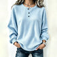 Sudadera informal de punto gofrado para hombre