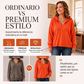 Jersey de punto para mujer con cuello de solapa en V