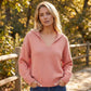 Jersey de punto para mujer con cuello de solapa en V