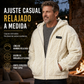 🔥 ¡50% OFF POR TIEMPO LIMITADO! 🧥 Abrigo de Forro Polar Sherpa para Hombre – Cálido, Cómodo y con Estilo Casual ✨
