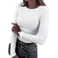 🔥 ¡50% OFF POR TIEMPO LIMITADO! 👚 Top de Punto Acanalado para Mujer – Cuello Redondo Clásico, Suave y Elegante ✨