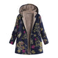 🔥 ¡50% OFF POR TIEMPO LIMITADO! 🍂 Chaqueta Vintage con Capucha y Estampado de Hojas para Mujer – Estilo Único, Cómoda y Perfecta para Otoño ✨