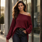 🔥 ¡50% OFF POR TIEMPO LIMITADO! 👚 Top de Hombros Descubiertos para Mujer – Corte Elegante, Cómodo y Estilo Femenino ✨