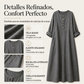 🔥 ¡50% OFF POR TIEMPO LIMITADO! 👗 Vestido Maxi Casual para Mujer – Corte Cómodo, Bolsillos Prácticos y Estilo Elegante ✨