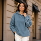 🔥 ¡50% OFF POR TIEMPO LIMITADO! 👖 Sudadera Vaquera con Capucha para Mujer – Estilo Casual, Cómoda y Moderna ✨