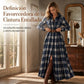 🔥 ¡50% OFF POR TIEMPO LIMITADO! 👗 Vestido Plisado de Cuadros para Mujer – Corte A Elegante, Femenino y Sofisticado ✨