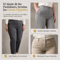 Elegantes pantalones de satén de talle alto y pierna ancha con cintura asimétrica