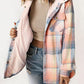 🔥 ¡50% OFF POR TIEMPO LIMITADO! 🧥 Chaqueta de Cuadros con Capucha para Mujer – Estilo Invernal, Cálida y Moderna ✨