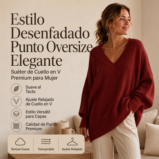 🔥 ¡50% OFF POR TIEMPO LIMITADO! 🧶 Suéter de Punto de Longitud Media para Mujer – Cálido, Elegante y Cómodo para Diario ✨