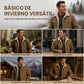 🔥 ¡50% OFF POR TIEMPO LIMITADO! 🧥 Chaqueta Cargo Sherpa Casual para Hombre – Cálida, Funcional y Estilo Outdoor ✨