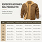 🔥 ¡50% OFF POR TIEMPO LIMITADO! 🧥 Chaqueta Cargo Sherpa Casual para Hombre – Cálida, Funcional y Estilo Outdoor ✨