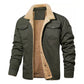 🔥 ¡50% OFF POR TIEMPO LIMITADO! 🧥 Chaqueta Cargo Sherpa Casual para Hombre – Cálida, Funcional y Estilo Outdoor ✨