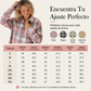 🔥 ¡50% OFF POR TIEMPO LIMITADO! 🧥 Chaqueta Camisa de Cuadros de Longitud Media para Mujer – Cómoda, Moderna y Perfecta para Capas ✨
