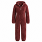 🔥 ¡50% OFF POR TIEMPO LIMITADO! 🧸 Pijama Enterizo Cálido con Capucha para Mujer – Suave, Cómodo y Perfecto para Invierno ✨