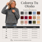 Chaqueta de jersey informal con doble cremallera para mujer