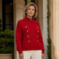 Chaqueta de jersey informal con doble cremallera para mujer
