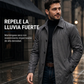 Gabardina impermeable de media longitud para hombre