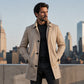🔥 ¡50% OFF POR TIEMPO LIMITADO! 🧥 Abrigo Minimalista de Longitud Media para Hombre – Diseño de Botón Único, Elegante y Versátil ✨