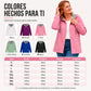 🔥 ¡50% OFF POR TIEMPO LIMITADO! 🧥 Chaqueta Casual Impermeable con Capucha para Mujer – Ligera, Práctica y Perfecta para Días Lluviosos 🌧️✨