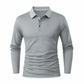 🔥 ¡50% OFF POR TIEMPO LIMITADO! 👔 Camiseta de Manga Larga con Cuello para Hombre – Casual, Cómoda y Versátil ✨