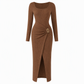 🔥 ¡50% OFF POR TIEMPO LIMITADO! 🧶 Suéter de Punto de Color Sólido para Mujer – Cálido, Cómodo y Elegante ✨