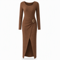 🔥 ¡50% OFF POR TIEMPO LIMITADO! 🧶 Suéter de Punto de Color Sólido para Mujer – Cálido, Cómodo y Elegante ✨