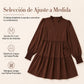 🔥 ¡50% OFF POR TIEMPO LIMITADO! 👗 Vestido Mini con Cuello V y Volantes en Capas para Mujer – Femenino, Elegante y Favorecedor ✨