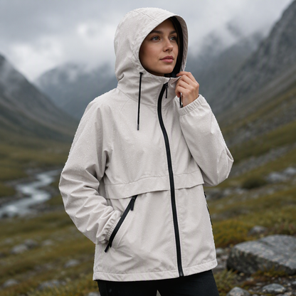 🔥 ¡50% OFF POR TIEMPO LIMITADO! 🧥 Chaqueta Cortavientos con Capucha para Mujer – Protectora, Cómoda y Perfecta para Outdoor 🌬️✨