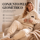 🔥 ¡50% OFF POR TIEMPO LIMITADO! 🧸 Conjunto de Punto Trenzado con Capucha y Pantalón para Mujer – Suave, Cálido y Acogedor ✨