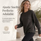 🔥 ¡50% OFF POR TIEMPO LIMITADO! 👚 Sudadera de Cuello Redondo con Dobladillo Ondulado para Mujer – Cómoda, Casual y Femenina ✨