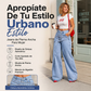 🔥 ¡50% OFF POR TIEMPO LIMITADO! 👖 Jeans Asimétricos de Pierna Ancha para Mujer – Modernos, Cómodos y Llenos de Estilo ✨