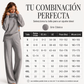 🔥 ¡50% OFF POR TIEMPO LIMITADO! 👗 Conjunto de Suéter de Punto con Cuello Alto y Pantalón de Pierna Ancha para Mujer – Cálido, Cómodo y Elegante ✨