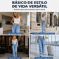 🔥 ¡50% OFF POR TIEMPO LIMITADO! 👖 Jeans Casuales de Pierna Ancha con Cordón para Mujer – Cómodos, Modernos y Versátiles ✨