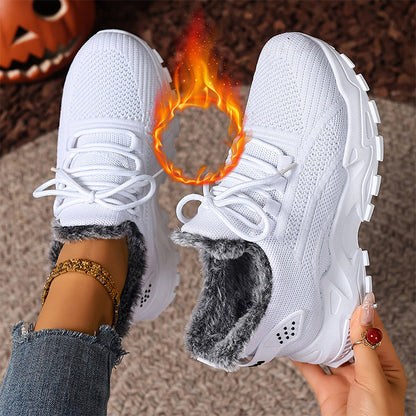 🔥 ¡50% OFF POR TIEMPO LIMITADO! 👟❄️ Zapatillas de Punto Cálidas para Mujer – Suaves, Cómodas y Perfectas para el Invierno ✨
