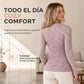 🔥 ¡50% OFF POR TIEMPO LIMITADO! 🧶👚 Top de Punto de Manga Larga con Cuello V y Media Cremallera para Mujer – Cómodo, Elegante y Versátil ✨